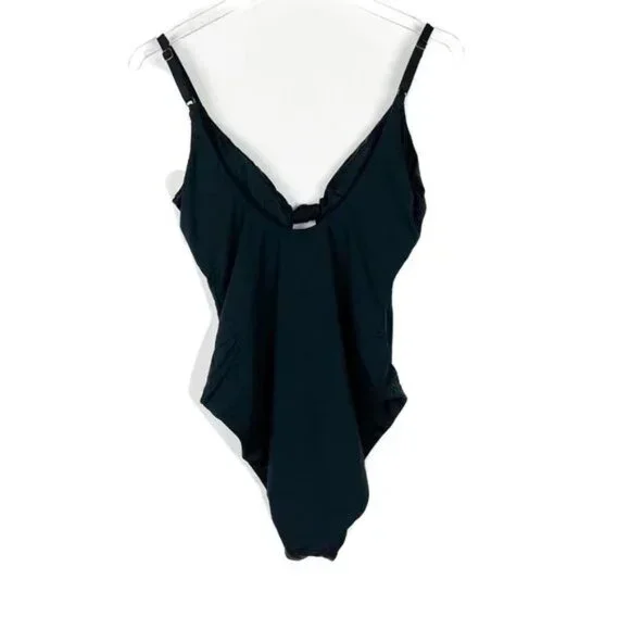 NWT Andie Swim The Santorini One Piece Swimsuit Flat Black Size Large L NEW - Picture 5 of 11